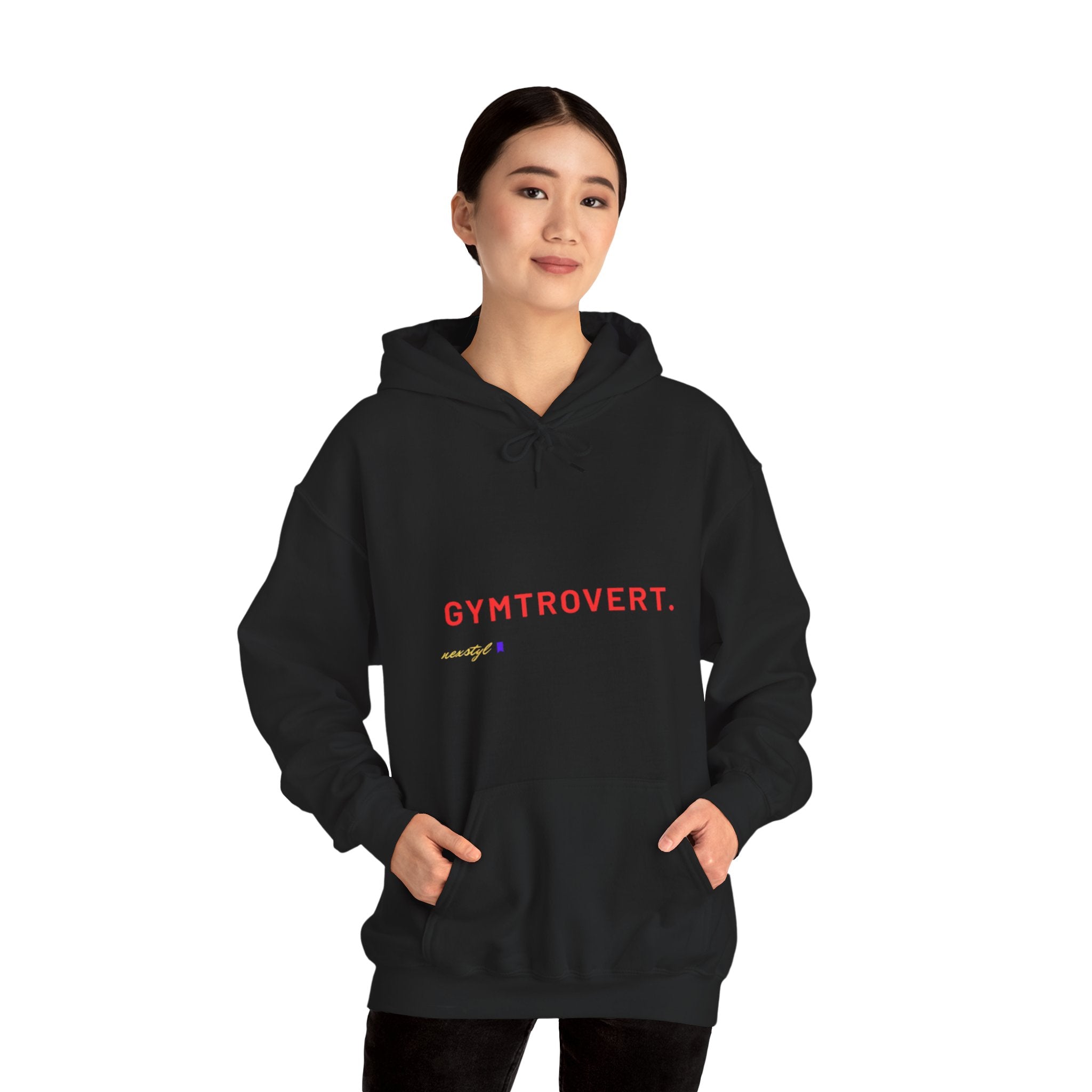 Gymtrovert Hoodie — Funny Gym Introvert Pullover